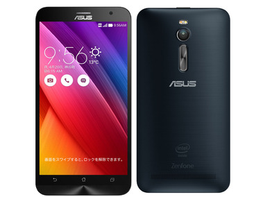 ASUS ZenFone 2 メモリ2GB/ストレージ32GB （DMMmobile 無制限_通話SIM） 格安スマホ ASUS
